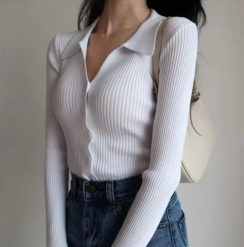 CARDIGAN IN MAGLIA A MANICHE LUNGHE