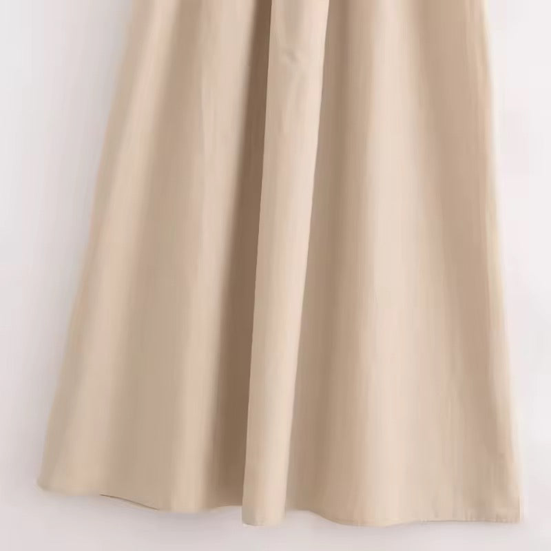 ROBE SANS MANCHES EN COTON STRUCTURÉ