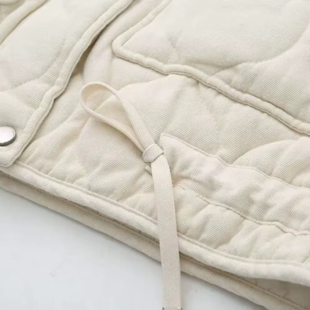 MANTEAU MATELASSÉ SANS MANCHE