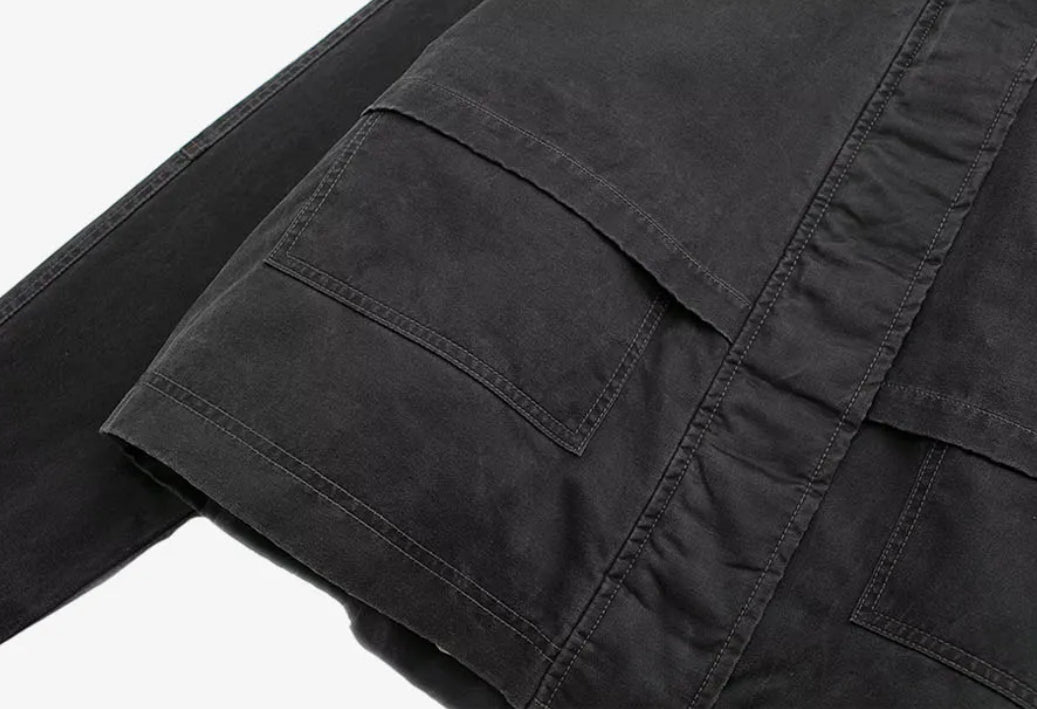 VESTE VINTAGE AVEC COL REVERS