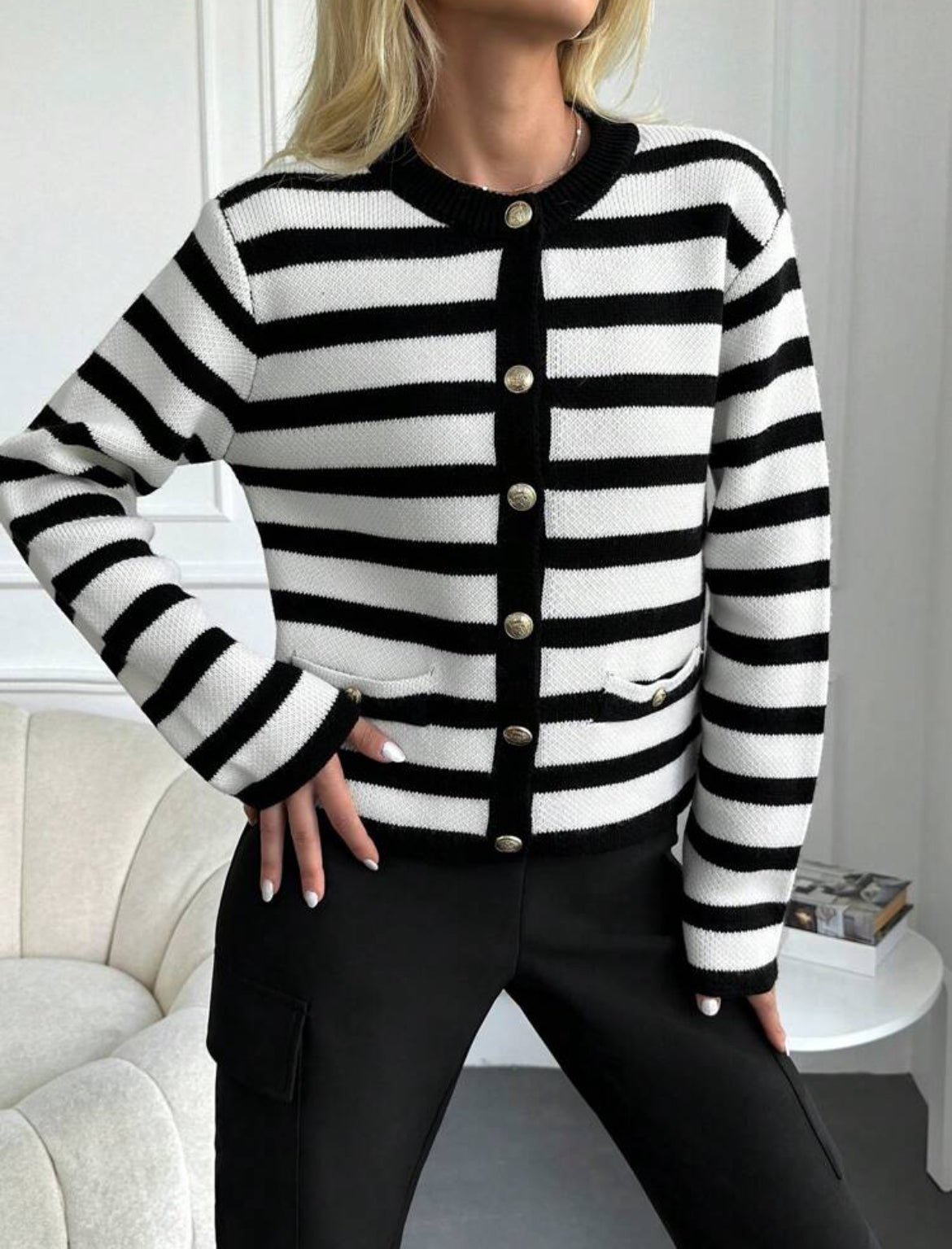CARDIGAN A RIGHE