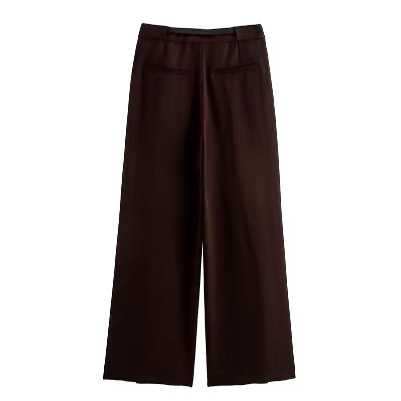 Oversized pants with belt • Women
