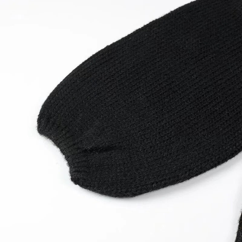 CARDIGAN TRICOTÉ À PAILLETTES AVEC NŒUD