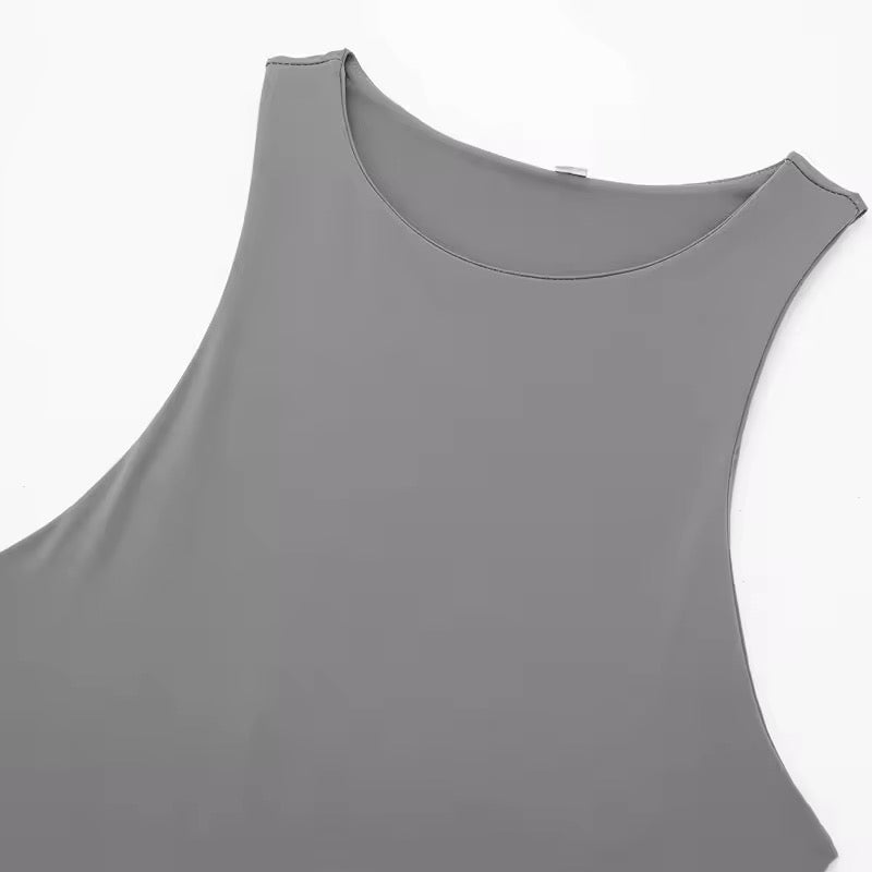 BODY COL MONTANT SANS MANCHES