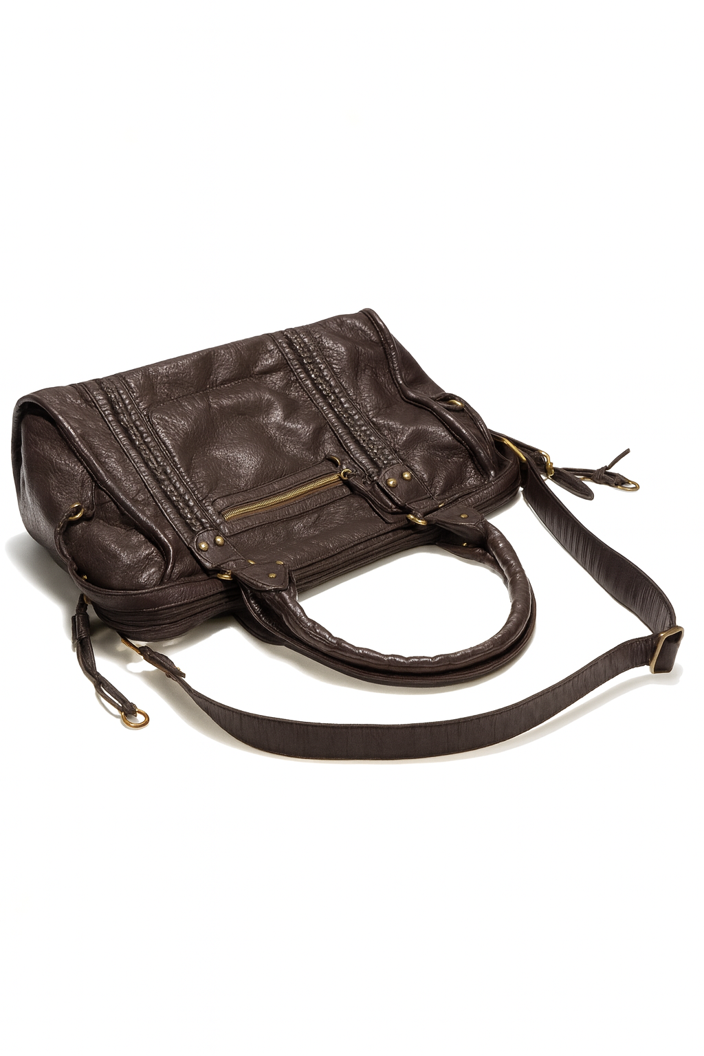 BORSA A MANO IN PELLE PU