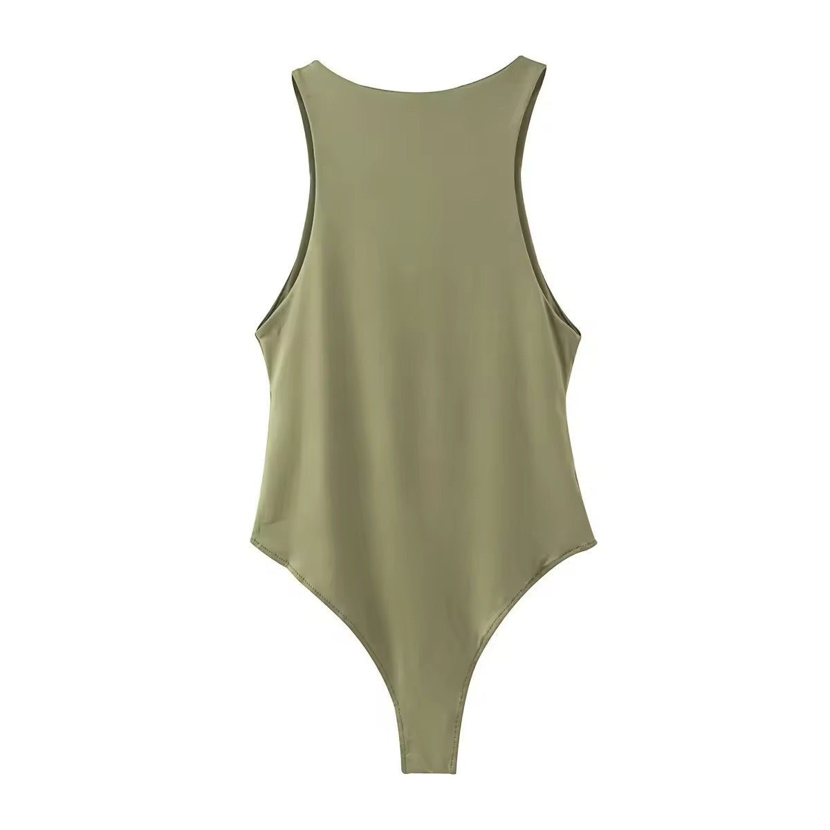 BODY CON SCOLLO ROTONDO