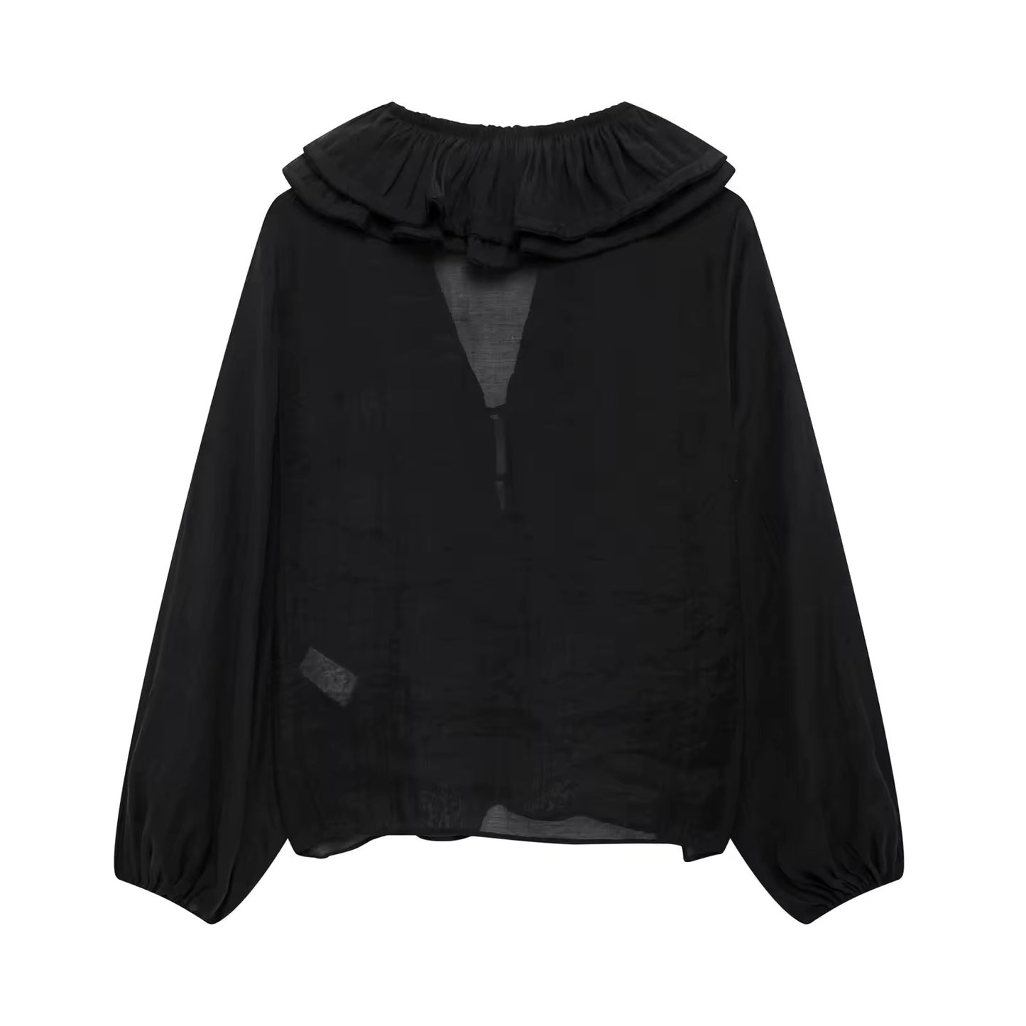 CHEMISE MOUSSELINE À VOLANTS