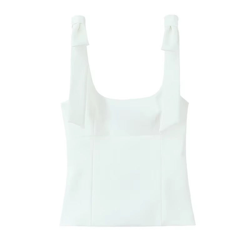 TOP ELASTICO CON PIZZO