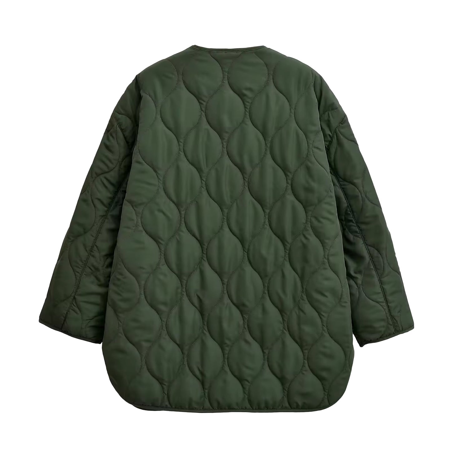 MANTEAU MATELASSÉ LONG À ZIP