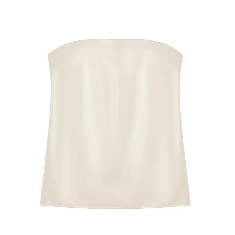 ENSEMBLE FLUIDE BUSTIER ET PANTALON PALAZZO