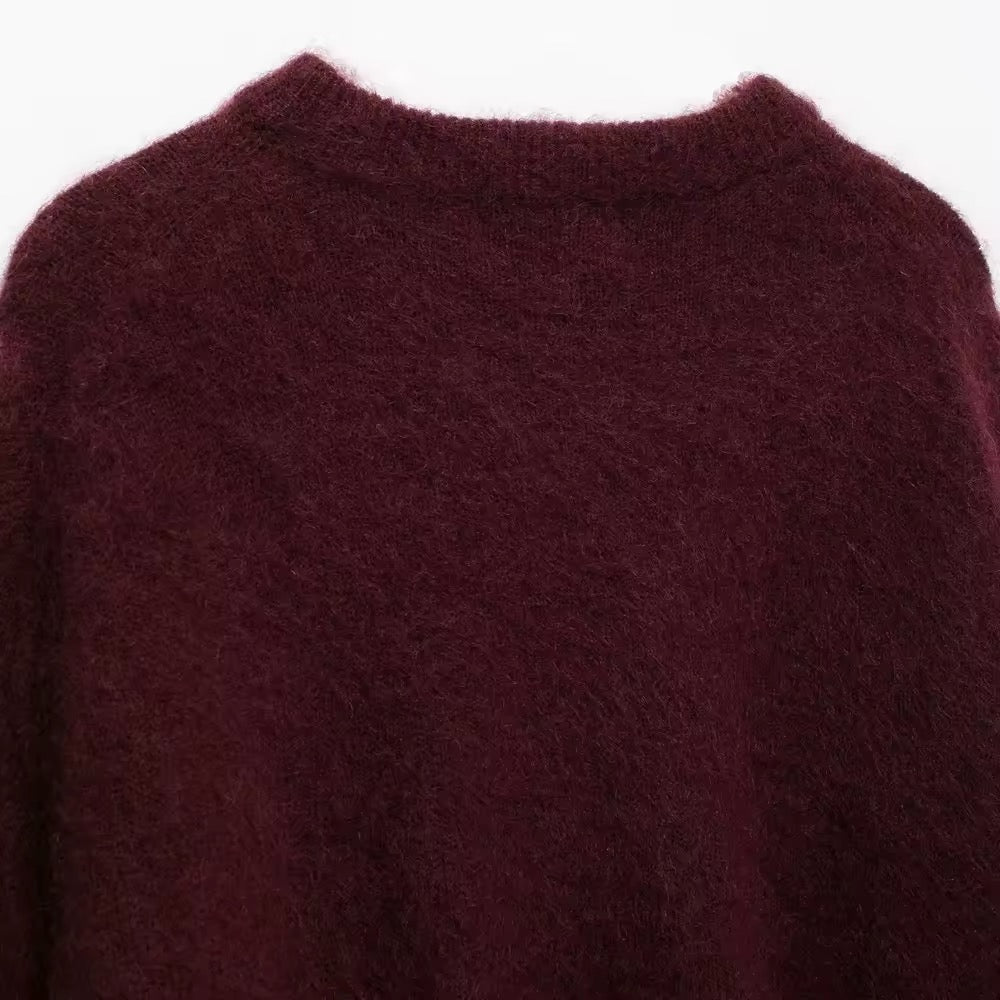 Pull en tricot oversize