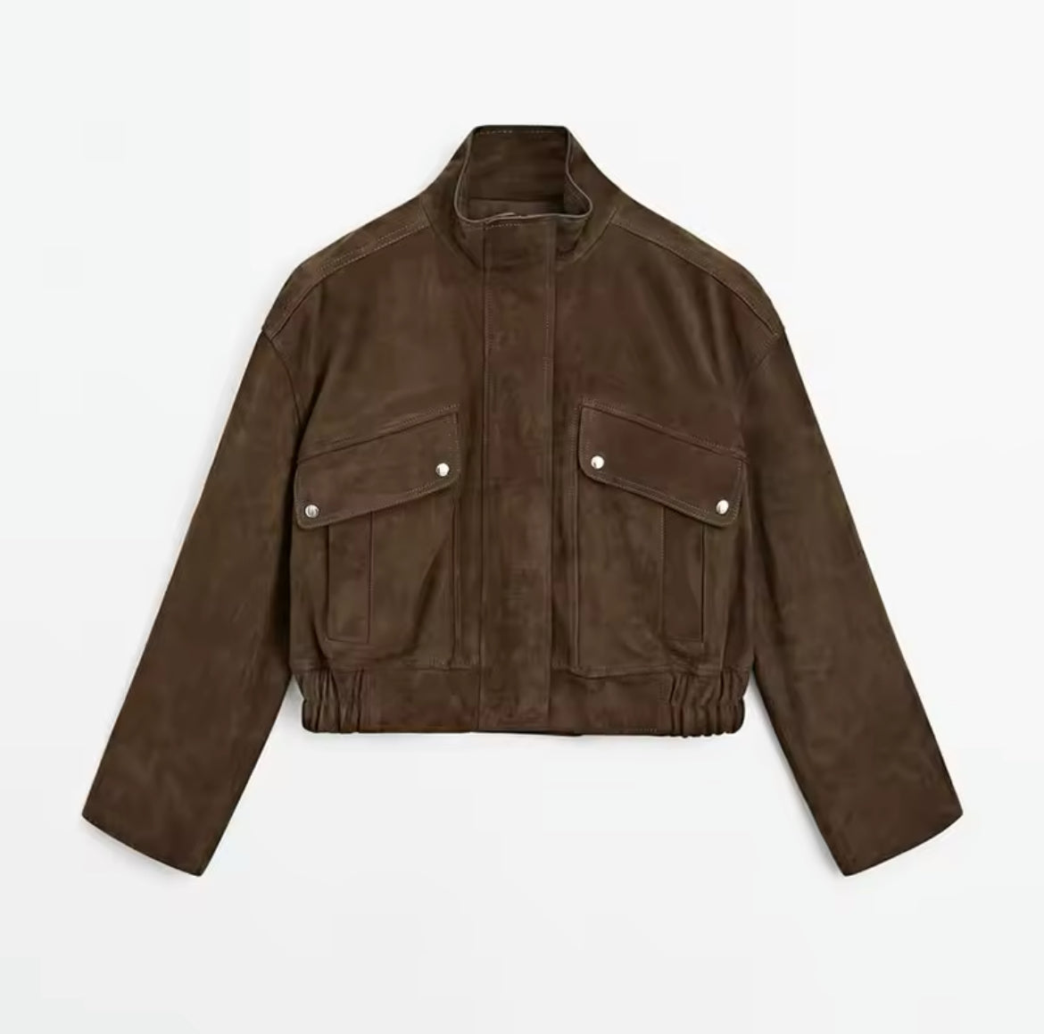 GIACCA IN PELLE PU E CAMOSCIO