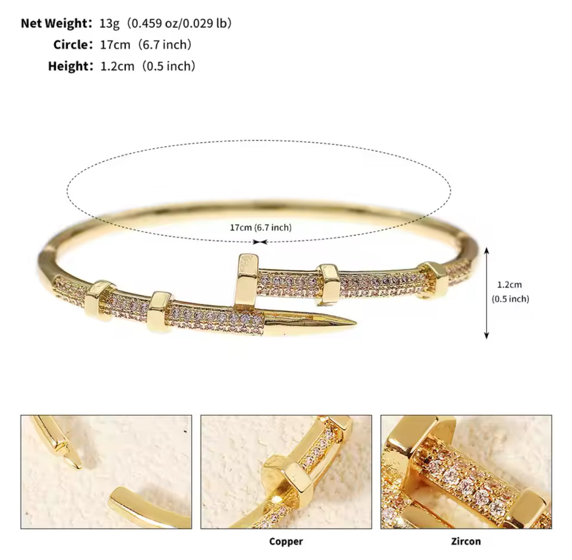 Stainless steel bracelet • Women