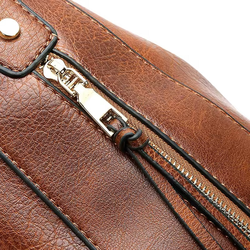 Sac à main vintage en cuir PU Maison Mossen • Femme