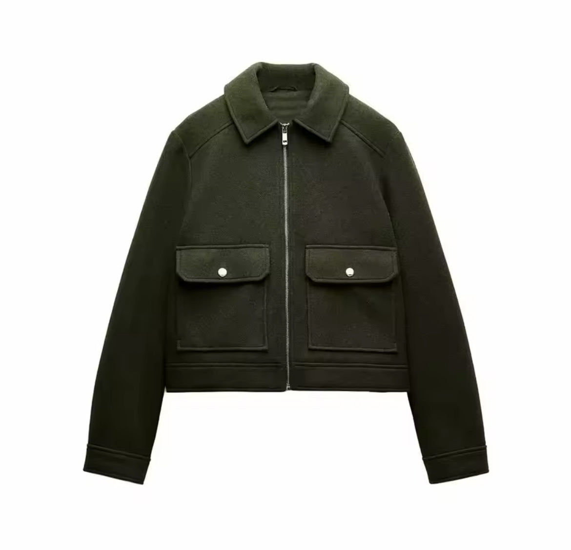 GIACCA CORTA CON ZIP MORBIDA