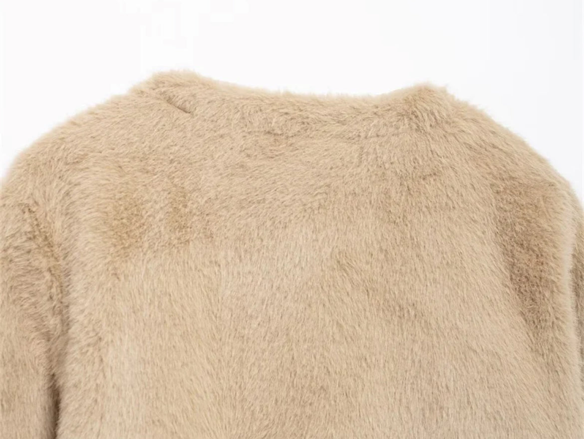 Fur effect jacket • Women