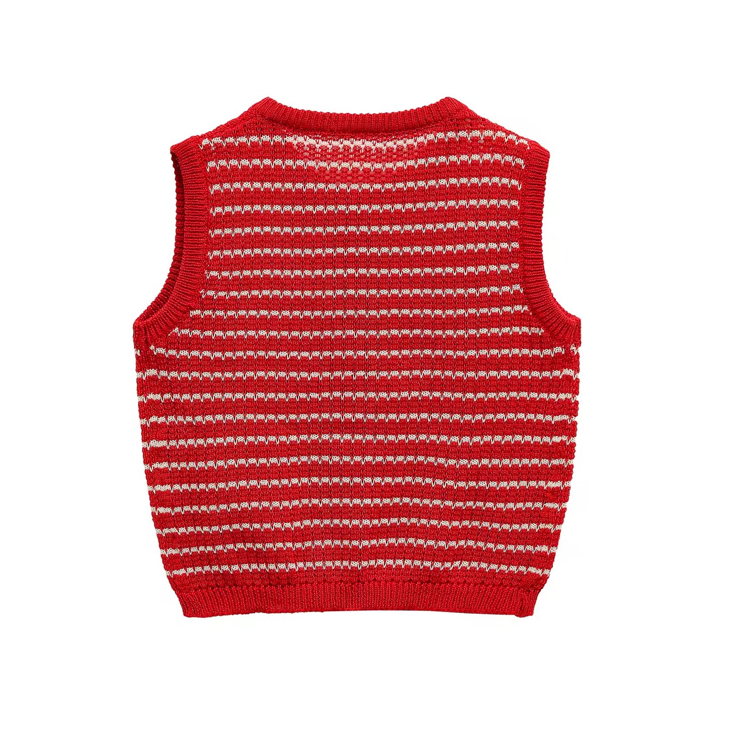 GILET TRICOTÉ SANS MANCHES