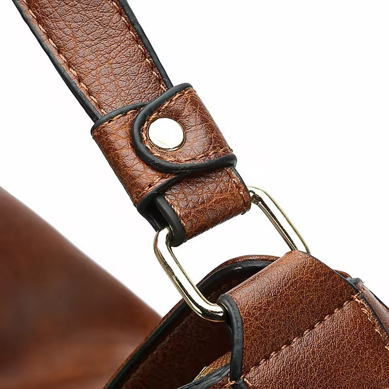 Sac à main vintage en cuir PU Maison Mossen • Femme