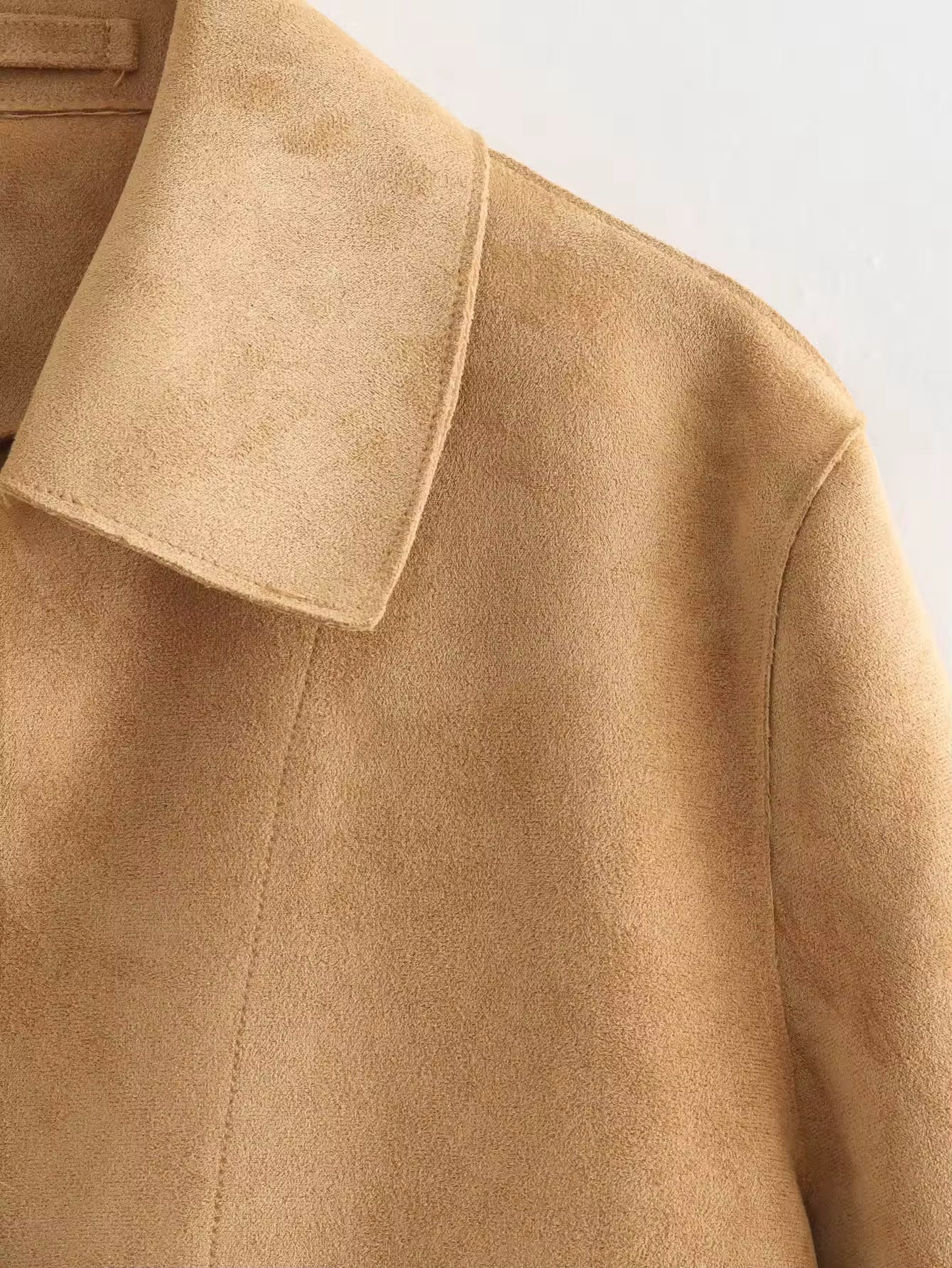 GIACCA IN PELLE SCAMOSCIATA PU