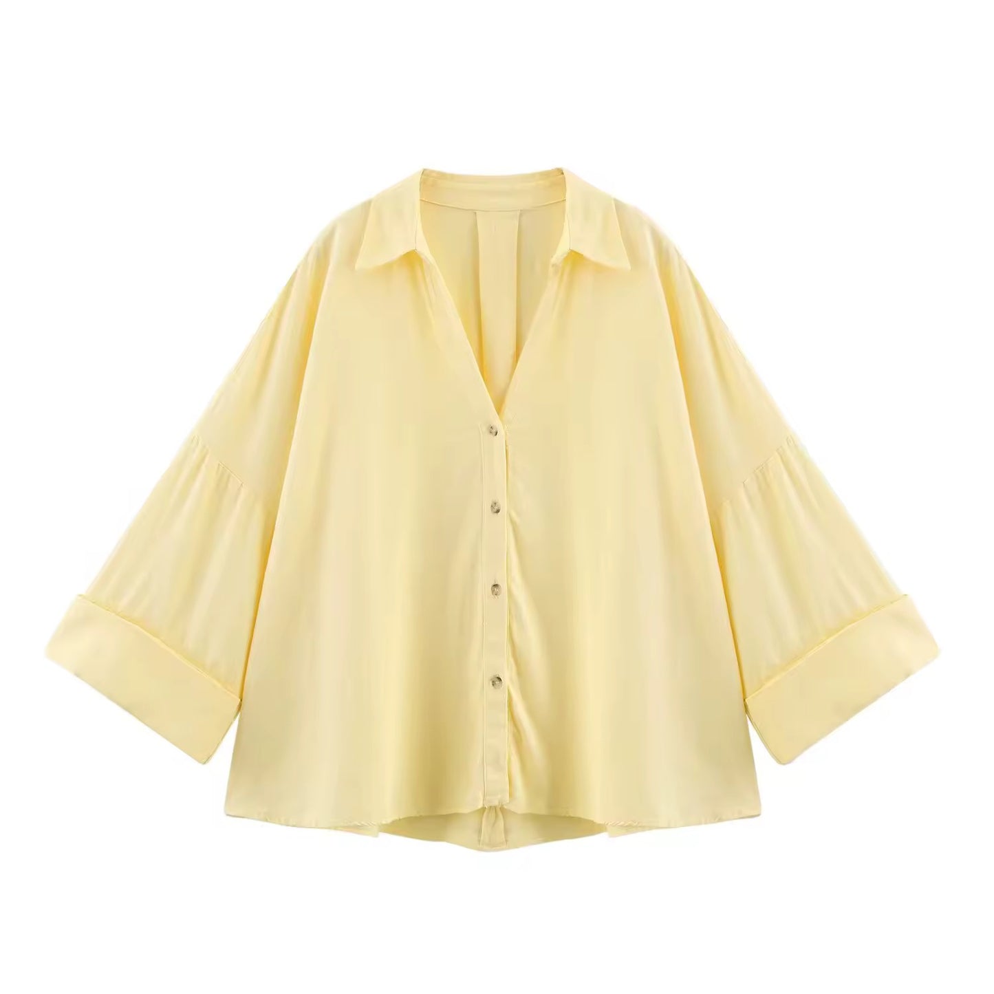 CHEMISE AMPLE À MANCHES COURTES