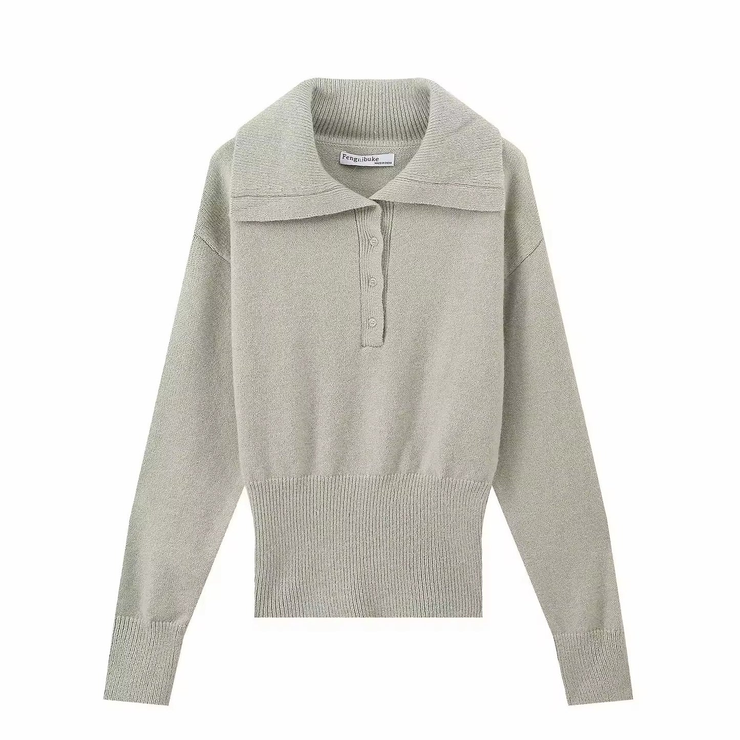 Knitted polo shirt • Women