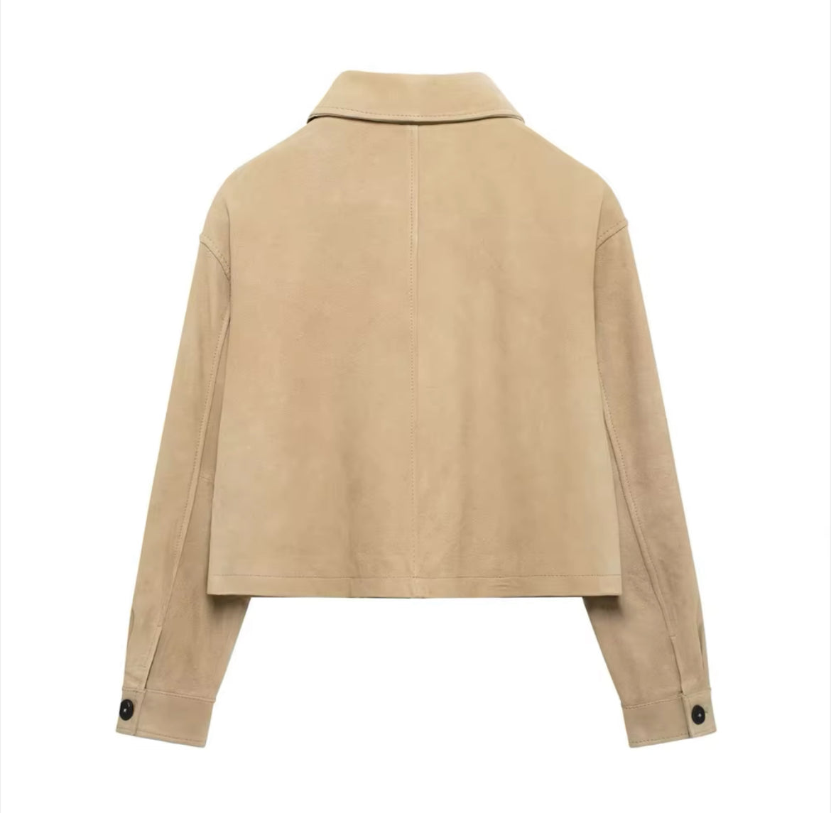 VESTE COURTE AVEC DAIM