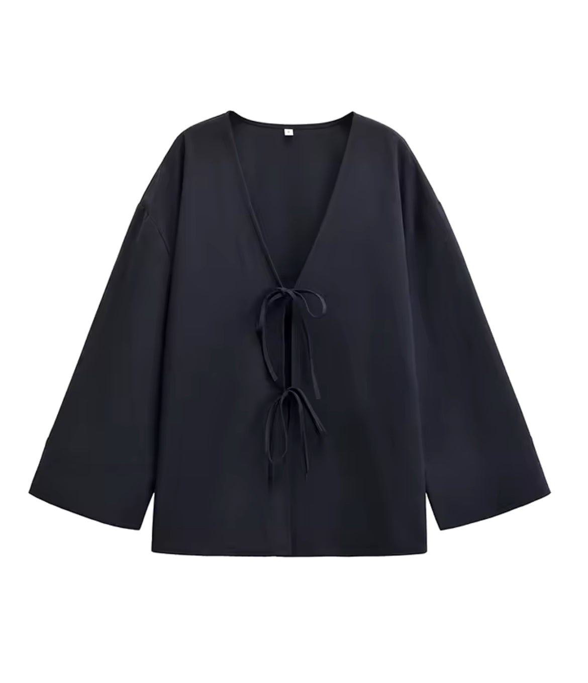 VESTE CROISÉE À LIENS