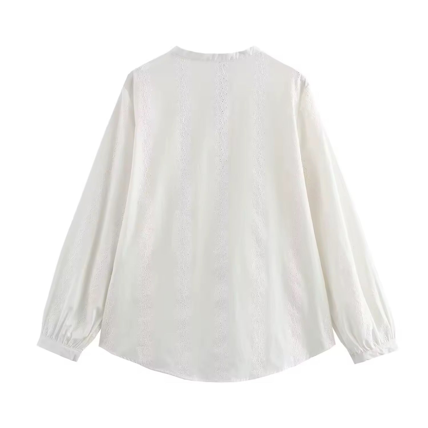 CHEMISE TEXTURÉE COL V
