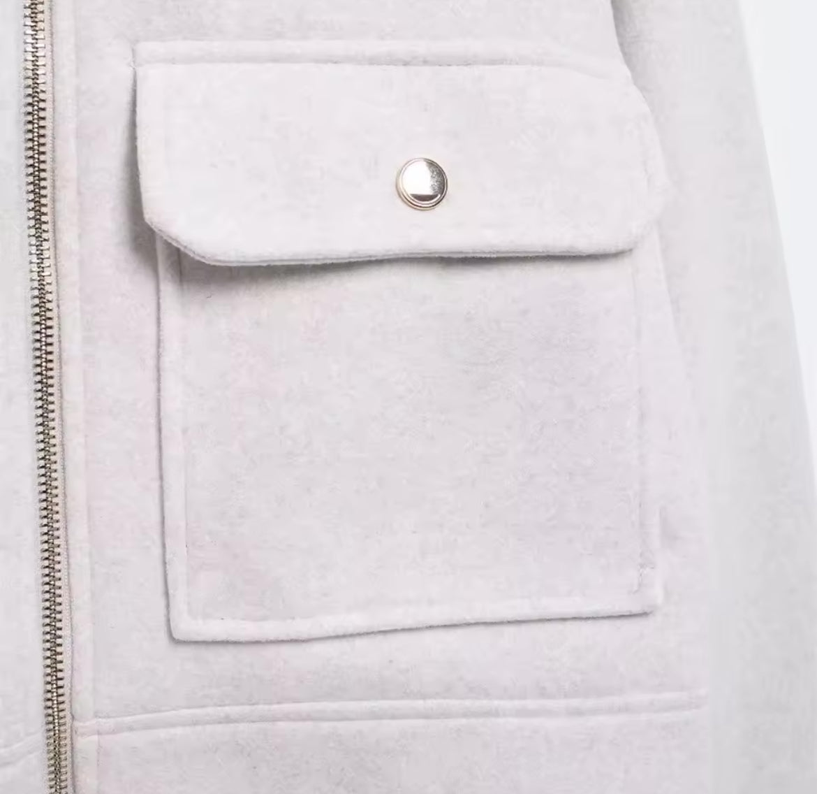 GIACCA CORTA CON ZIP MORBIDA