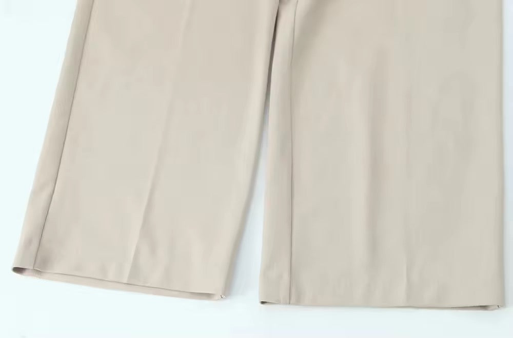 PANTALON FLUIDE CORDON CONTRASTÉ