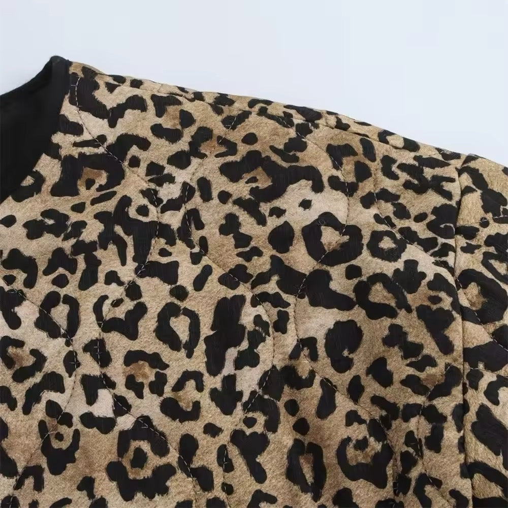 Piumino leopardato • Donna