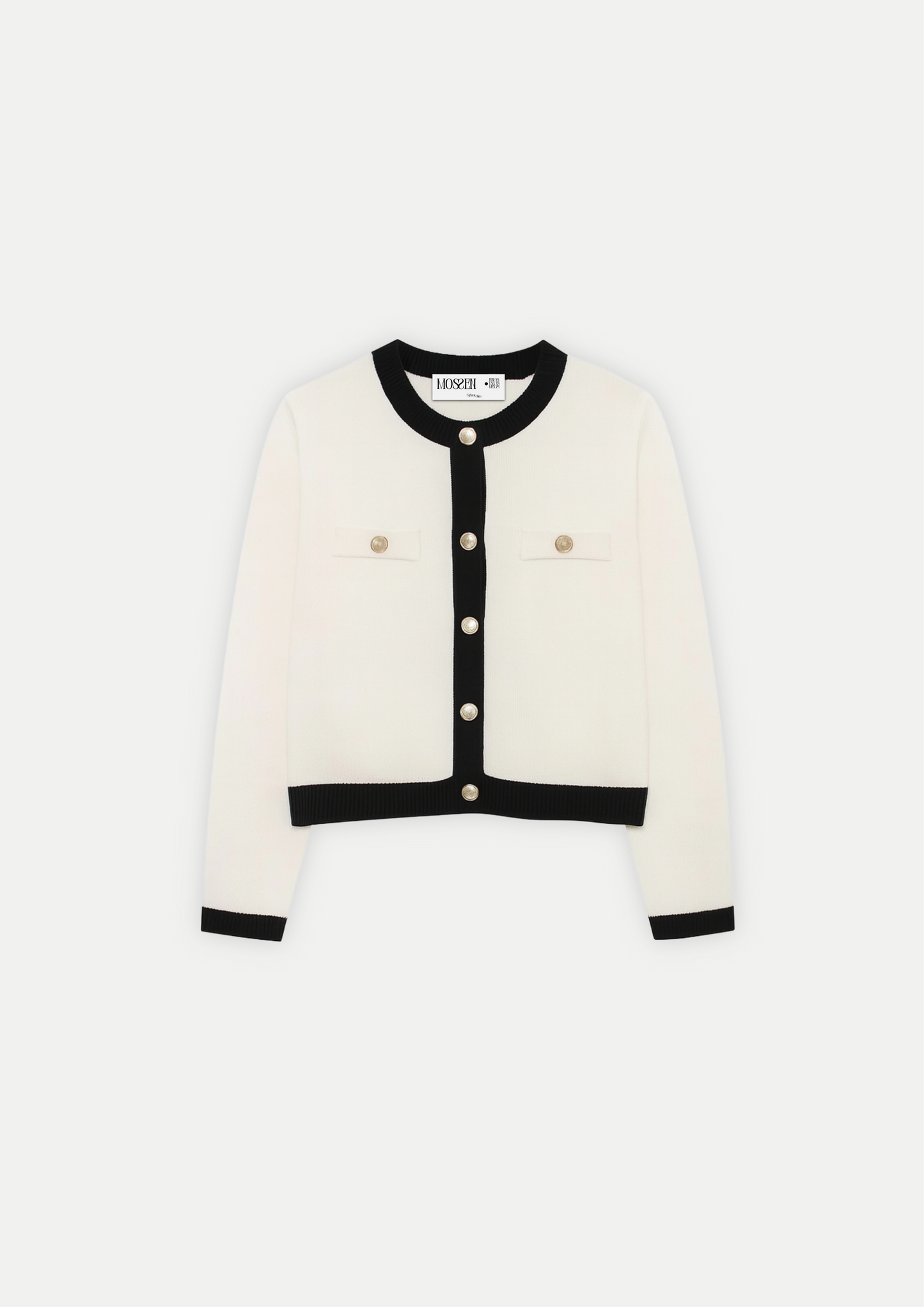 Round neck cardigan • Women