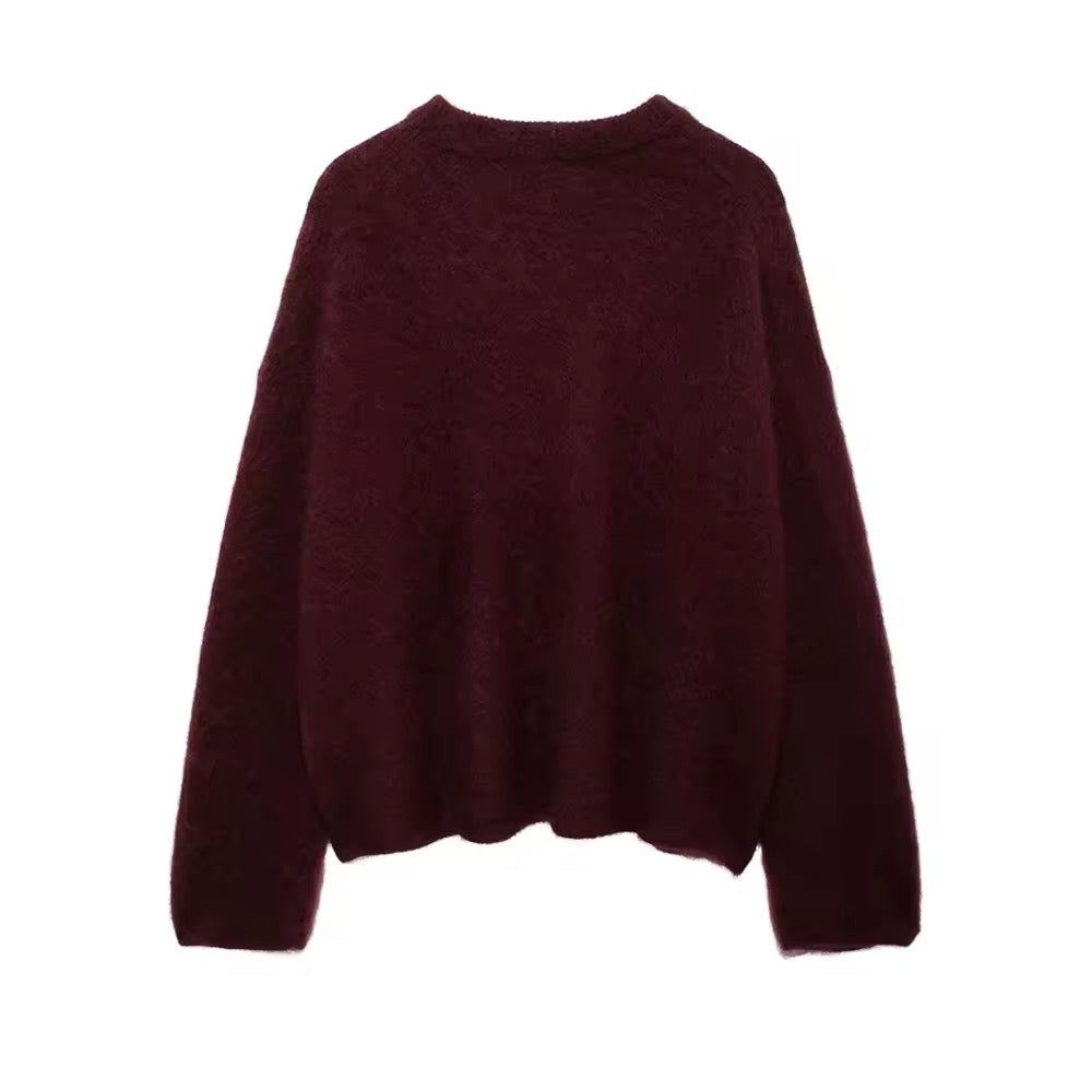 Pull en tricot oversize