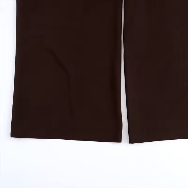 Oversized pants with belt • Women