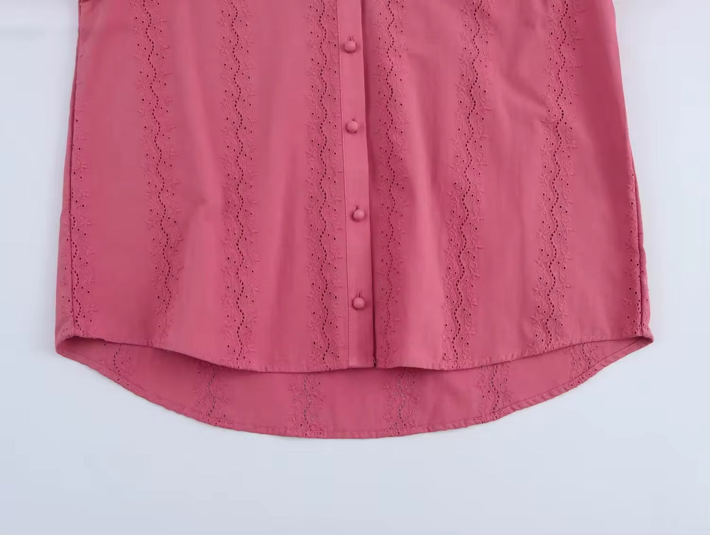 CHEMISE TEXTURÉE COL V