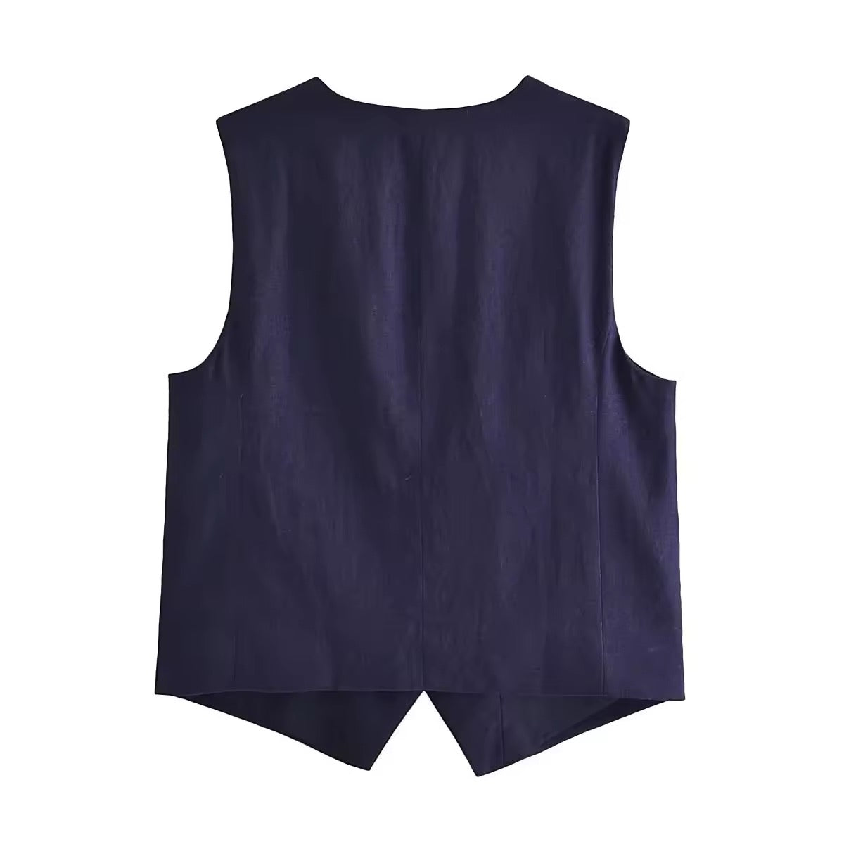 GILET SANS MANCHES BOUTONNÉ