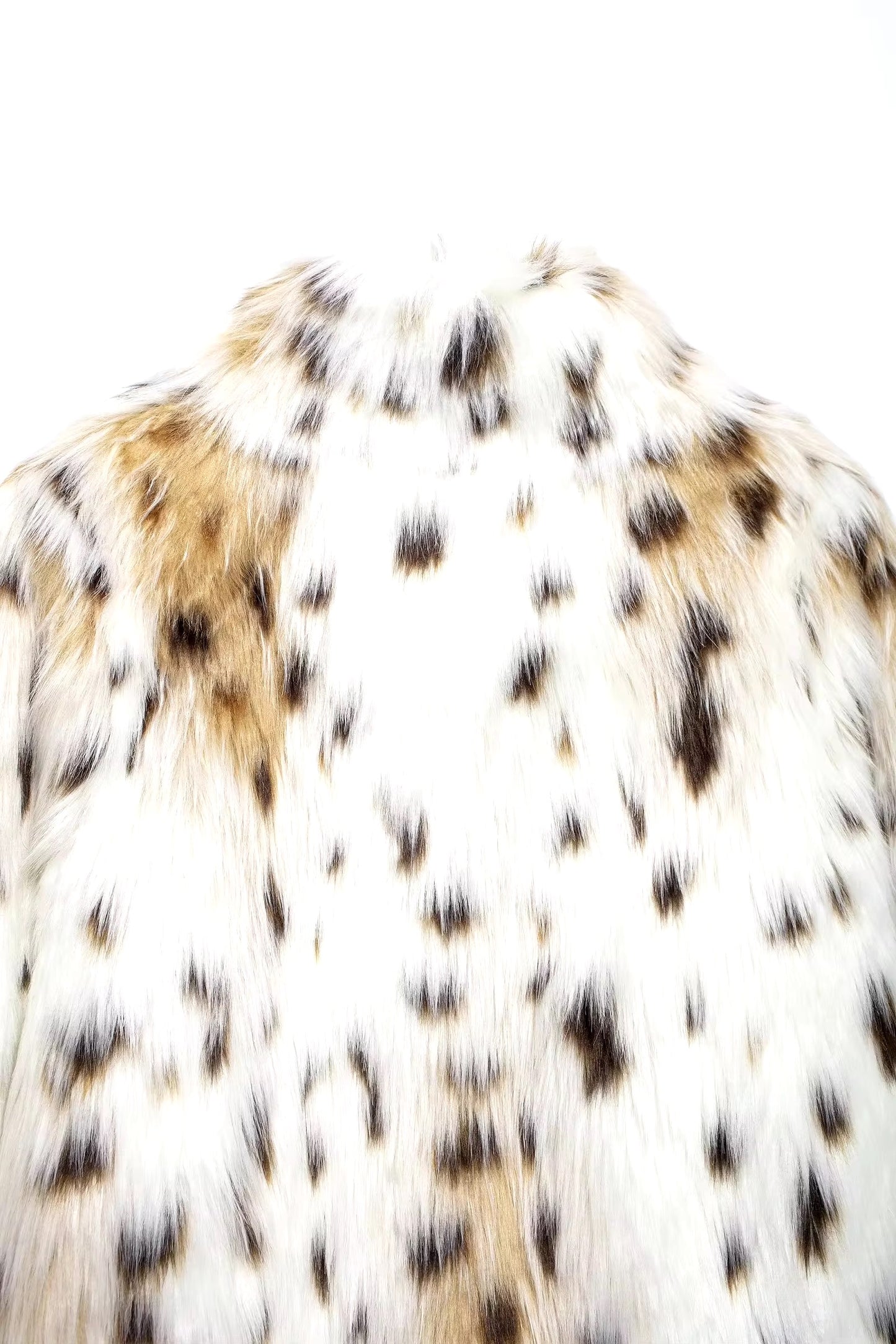 Giacca effetto pelliccia stampa leopardata • Donna