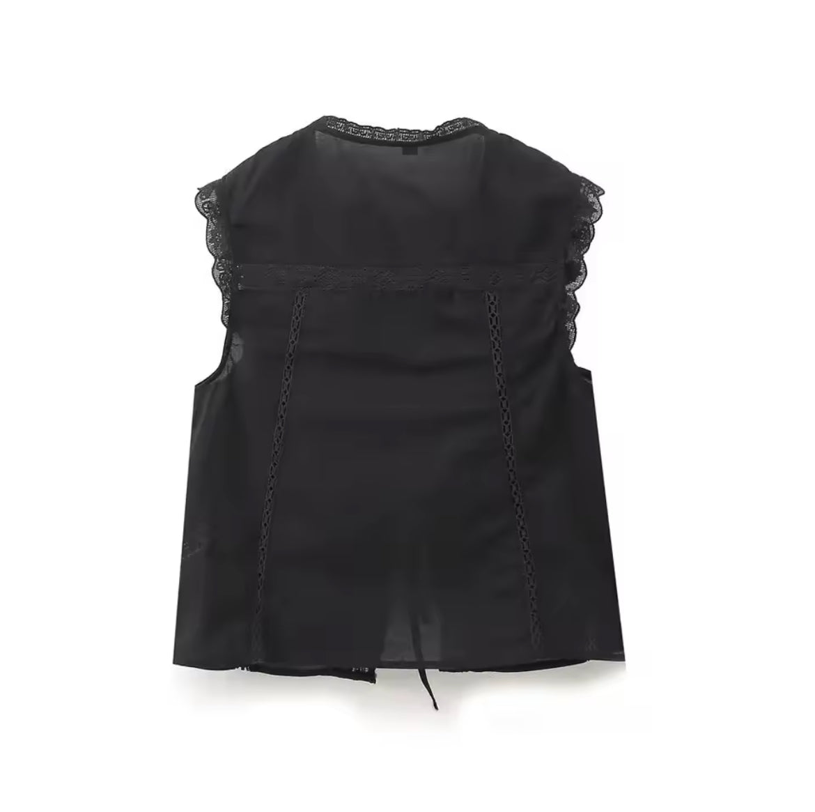 GILET EN BRODERIE ANGLAISE