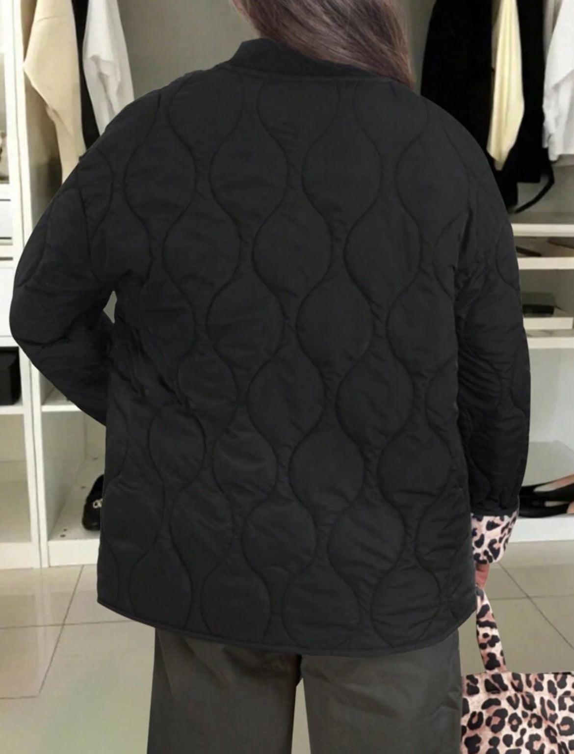 GIACCA TRAPUNTATA EFFETTO LEOPARDO