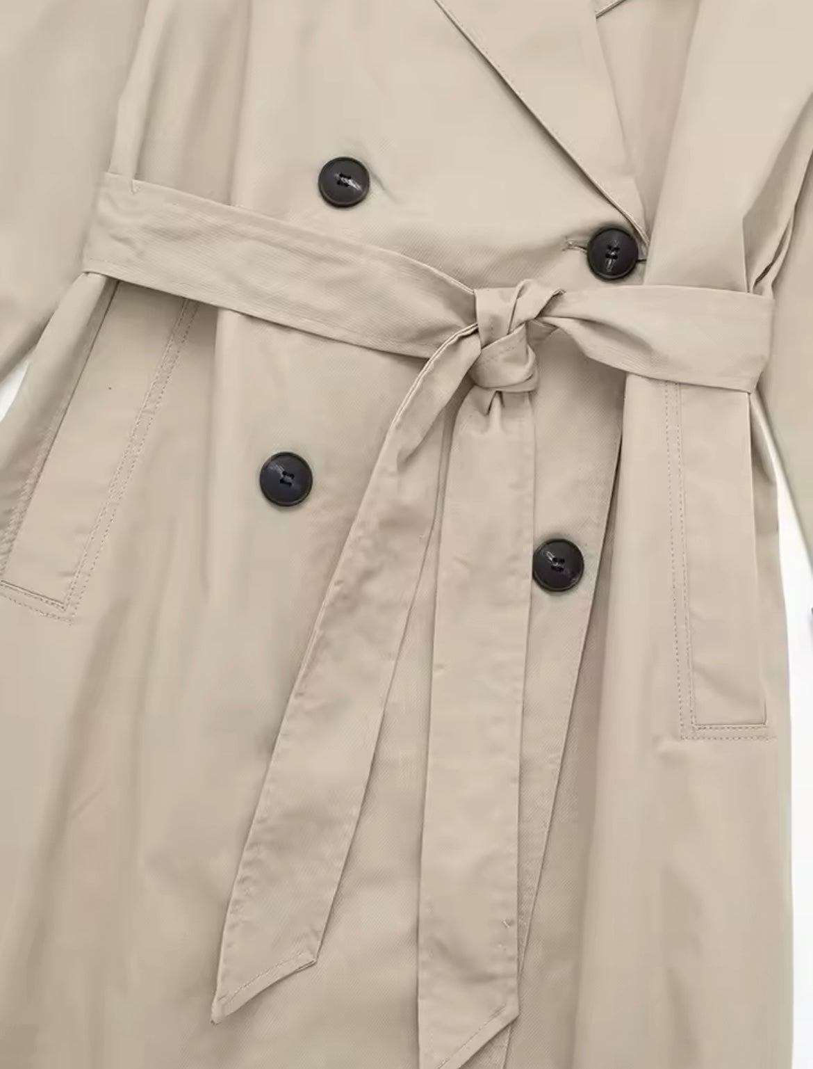TRENCH IN TWILL