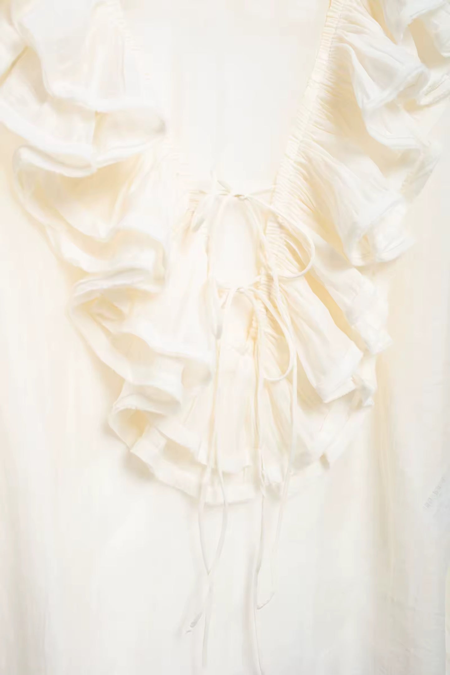 CHEMISE MOUSSELINE À VOLANTS