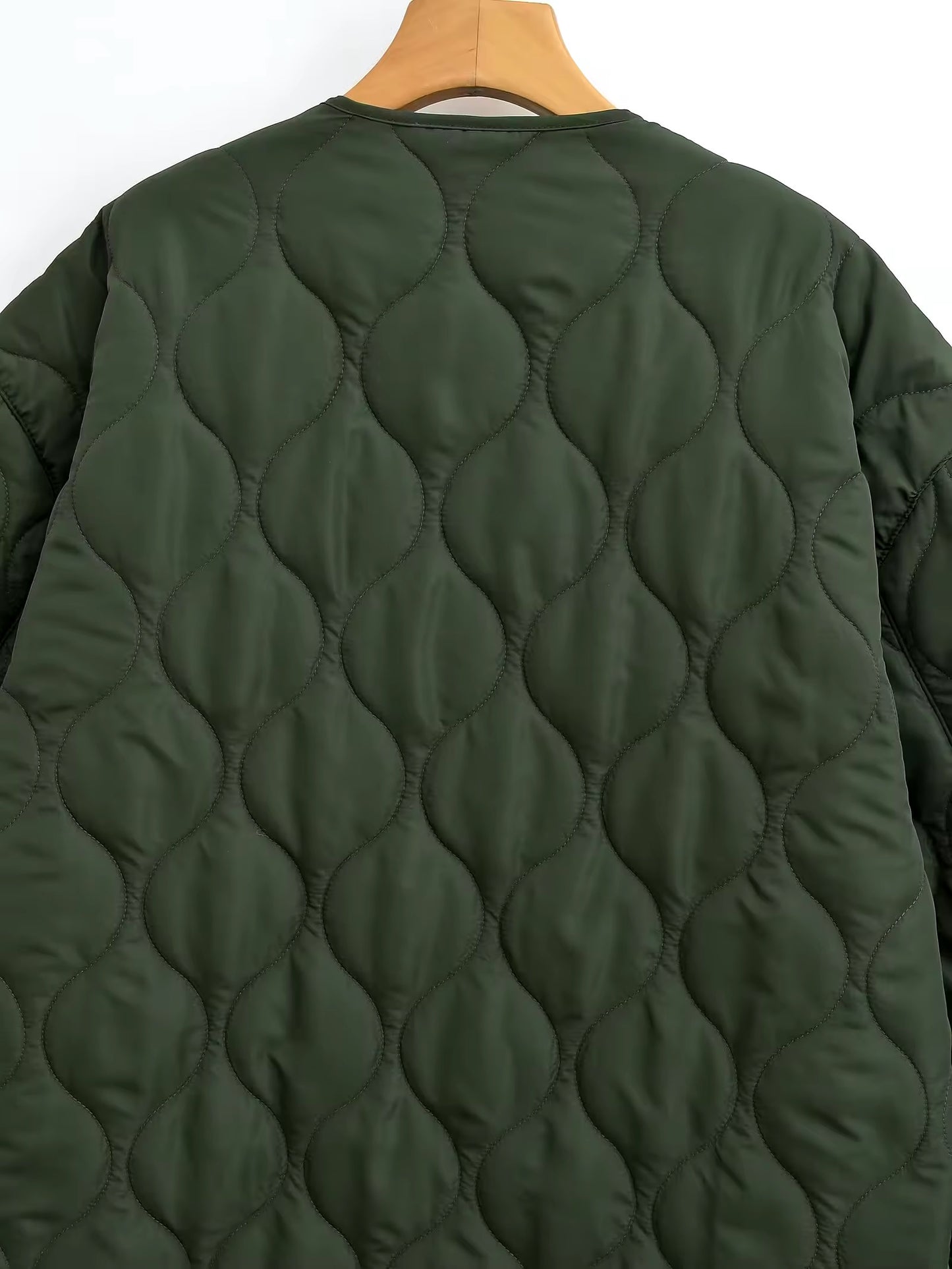 MANTEAU MATELASSÉ LONG À ZIP