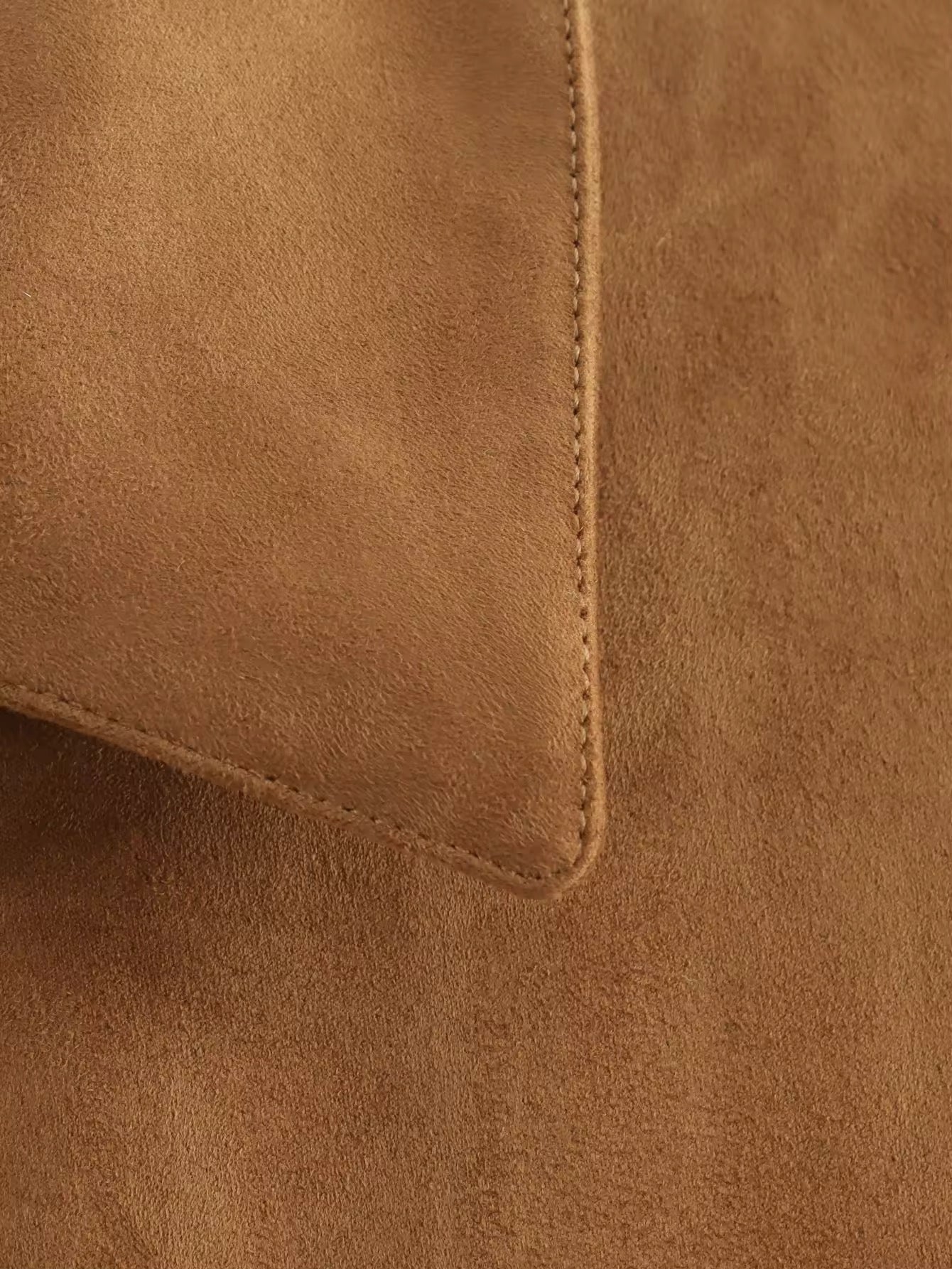 VESTE EN CUIR PU SUÉDÉ
