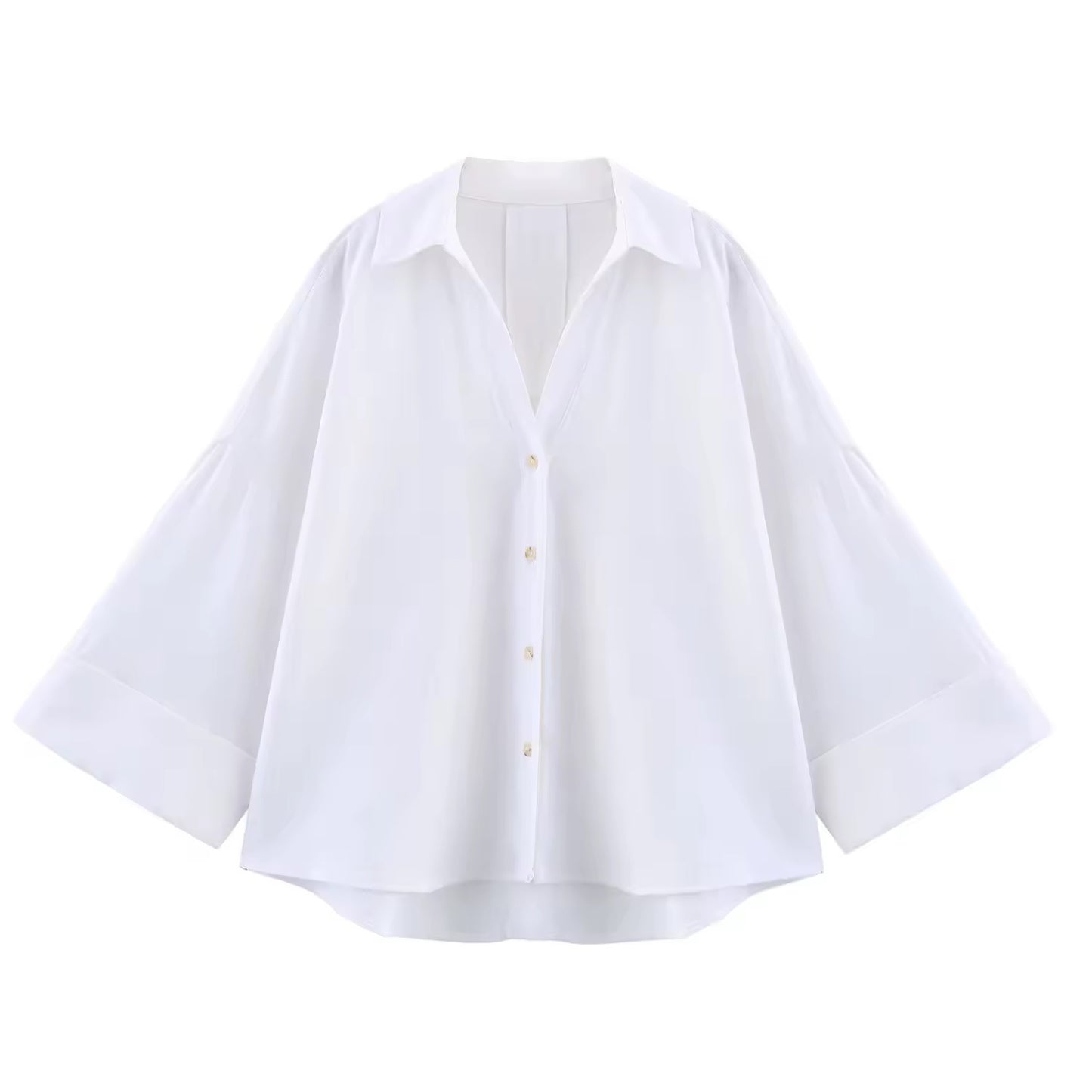 CHEMISE AMPLE À MANCHES COURTES