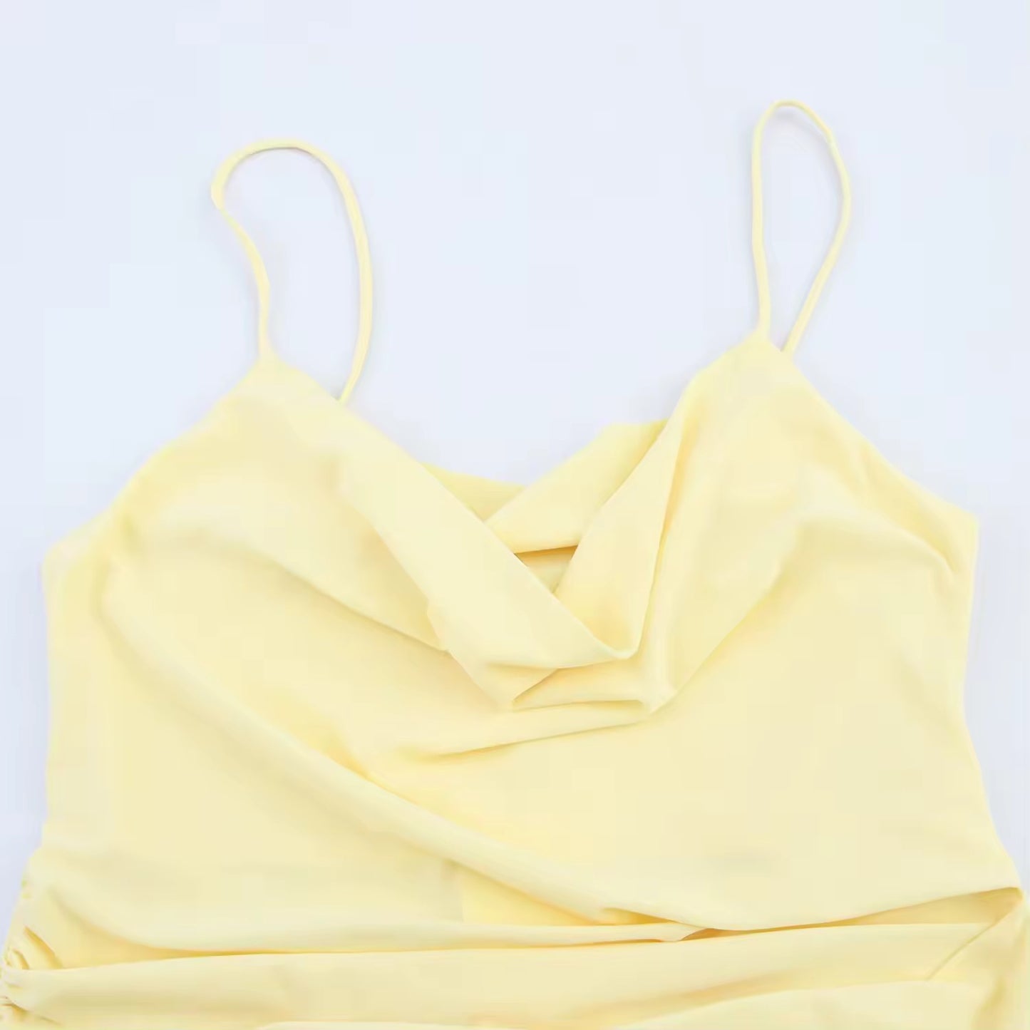 ROBE MIDI DRAPÉE