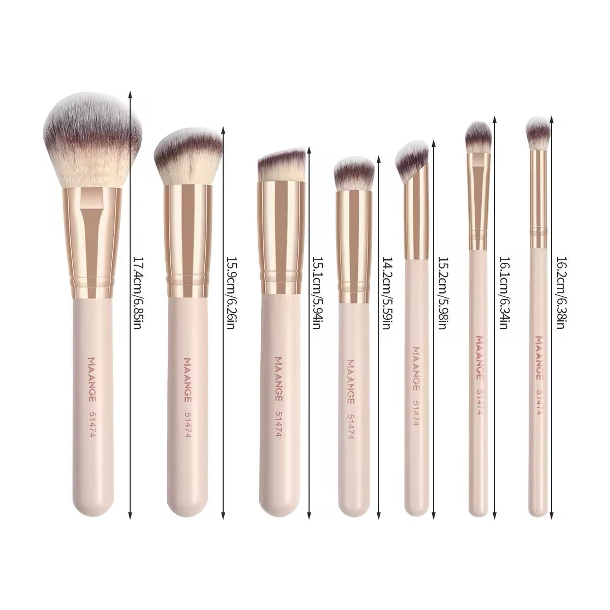 Ensemble de Pinceaux de Maquillage