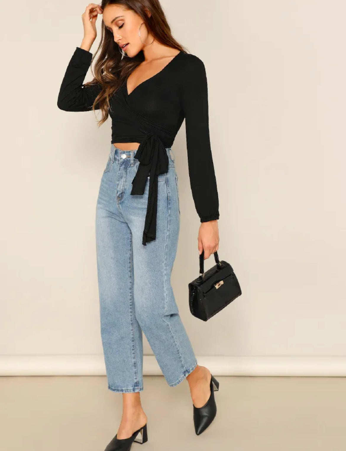 Cardigan annodato CROPPED