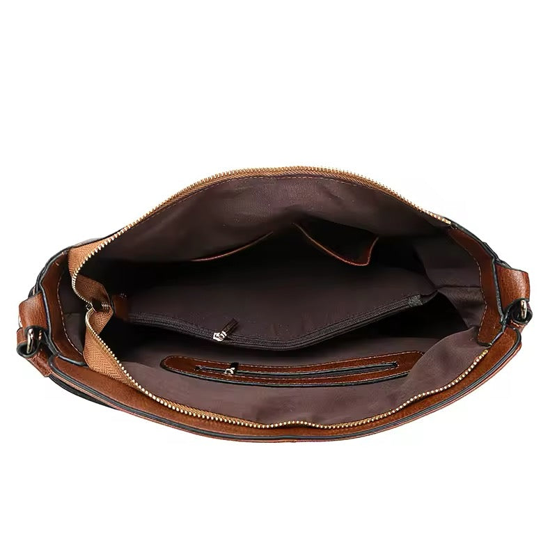 Sac à main vintage en cuir PU Maison Mossen • Femme