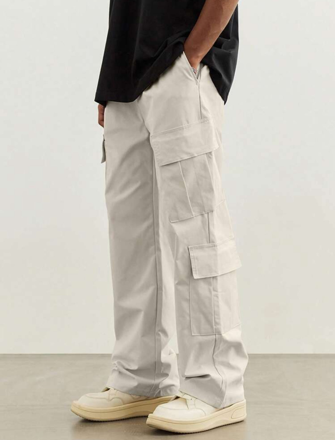 PANTALON CARGO AMPLE