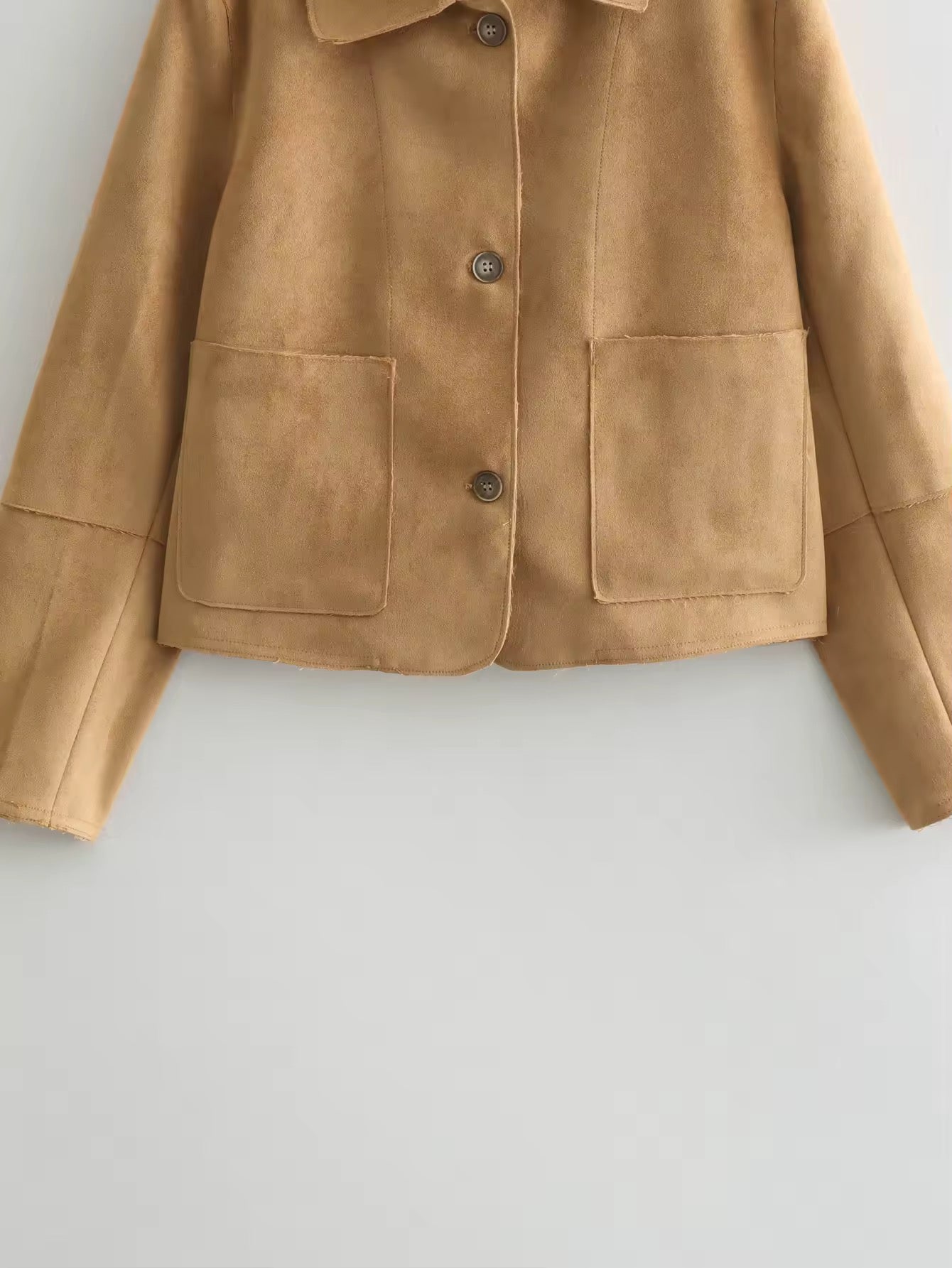 GIACCA IN PELLE SCAMOSCIATA PU